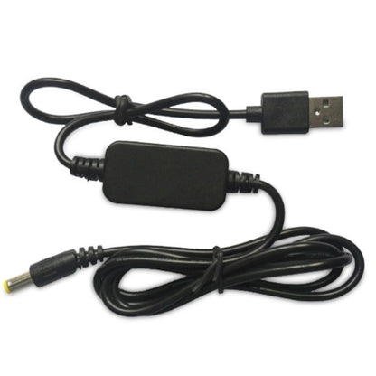 USB Booster Cable Mobile Power Monitoring Power Cord, 2pcs DC 5V To 9V, 2pcs DC 5V To 12V