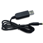 USB Booster Cable Mobile Power Router Power Cord, 2pcs DC 5v to 9v, 2pcs DC 5v to 12v
