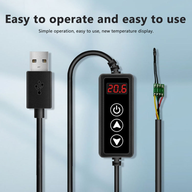 W-3301 Intelligent Digital Display Thermostat Pet Heating Pad Milk Warmer Thermostat Controller, W-3301
