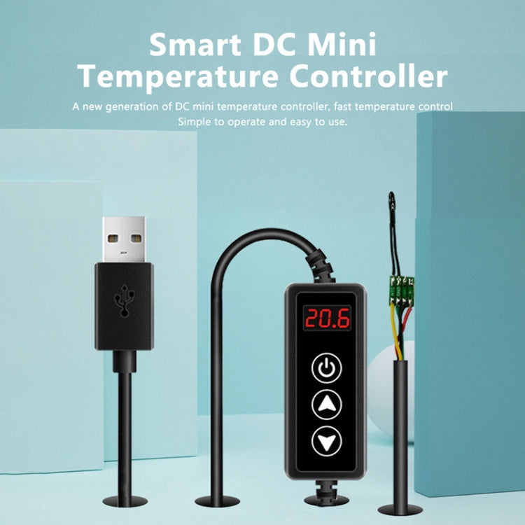 W-3301 Intelligent Digital Display Thermostat Pet Heating Pad Milk Warmer Thermostat Controller, W-3301