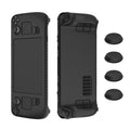 For Steam Deck Game Controller Soft Silicone Protective Cover Case With 4pcs Key Cap, SD001 (Black), SD001 (Red), SD001 (Luminous Blue), SD001 (Luminous Green)