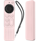 For Apple TV Siri Remote 2/3 AhaStyle PT166 Remote Controller Silicone Protective Case Striped Non-Slip Anti-Drop Cover