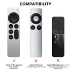 For Apple TV Siri Remote 2/3 AhaStyle PT166 Remote Controller Silicone Protective Case Striped Non-Slip Anti-Drop Cover