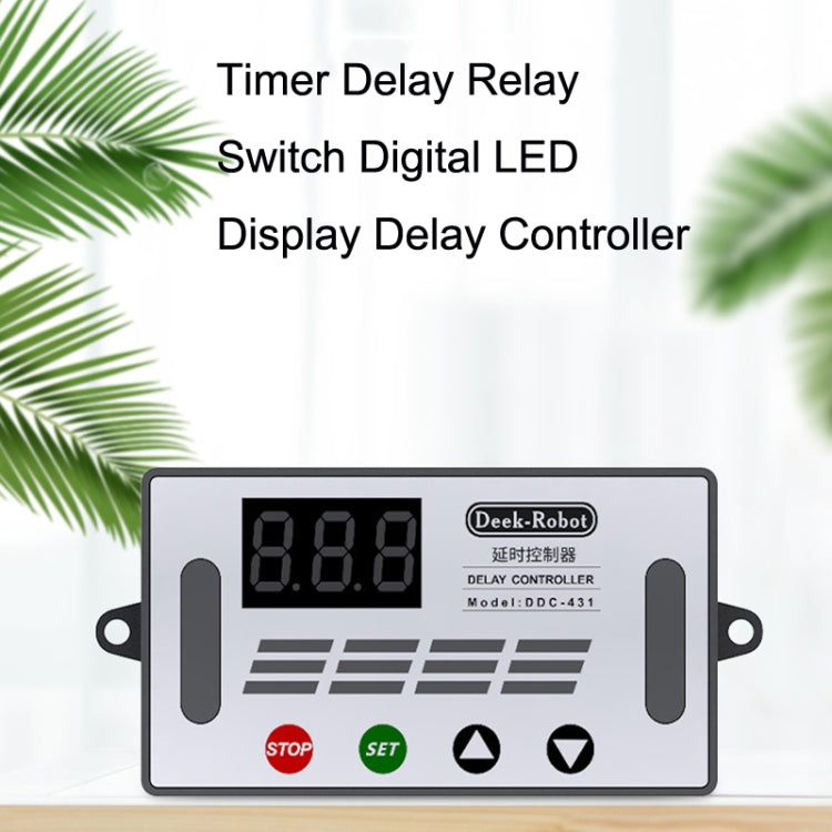 Deek-Robot DDC-431 Timer Delay Relay Switch Digital LED Display Delay Controller, Delay Controller