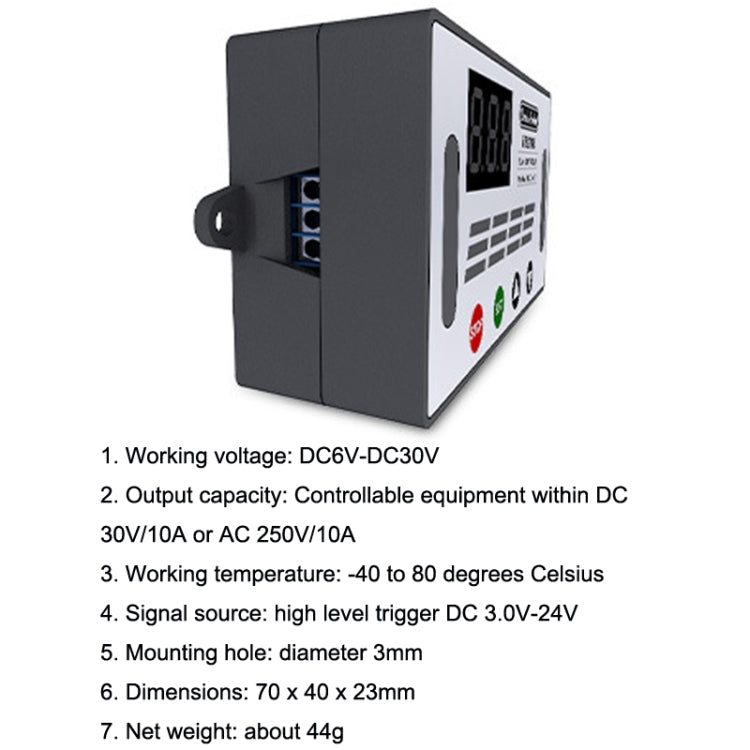 Deek-Robot DDC-431 Timer Delay Relay Switch Digital LED Display Delay Controller, Delay Controller