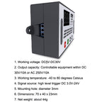 Deek-Robot DDC-432 Delay Relay Switch DC5V-30V Dual MOS Tube Digital Display Time Relay Controller, Time Relay Controller