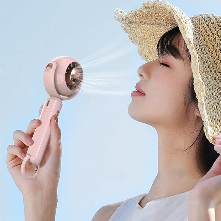 YL-005 Small Outdoor Handheld Fan with Carabiner Desktop Portable Mini Fan, YL-005 (White), YL-005 (Green), YL-005 (Pink)