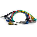 3pcs 40CM Guitar Bass Single Block Effect Device Connection Short Line, Random Color Delivery, 40cm