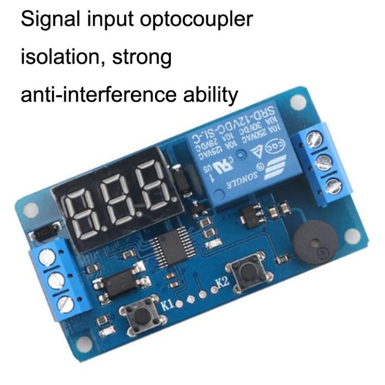 DK-C-01 Car Programmable Timing LCD Digital Display Relay Module Can Control DC AC Delay Relay, 220V