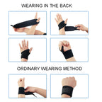 Sport Wrist Brace Polyester Cotton Knitted Wrist Support Protector, Wrist Brace