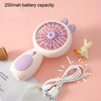 AP238 Outdoor Mini Portable Handheld USB Fan Night Light