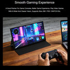 Luckfox 14-Inch 4K Portable Touchscreen Monitor With Magnetic Protective Case 3840x2160 HDR IPS Display, Full Lamination, 10-Point Capacitive Touch, EU Plug, US Plug, UK Plug