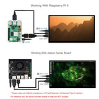 Luckfox 14-Inch 4K Portable Touchscreen Monitor With Magnetic Protective Case 3840x2160 HDR IPS Display, Full Lamination, 10-Point Capacitive Touch, EU Plug, US Plug, UK Plug