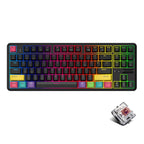 Ajazz K870T 87-Key Hot Swap Bluetooth/Wired Dual Mode RGB Backlight Office Game Mechanical Keyboard, Hot Swap Tea Shaft (Black), Hot Swap Red Shaft (White), Hot Swap Red Shaft (Black), Hot Swap Green Shaft (Black), Hot Swap Green Shaft (White)         ...
