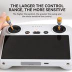For DJI Mini 3 Pro RCSTQ Aluminum Alloy Two Color Telescopic Joystick With Screen Remote Control Thumb Operation Rod, For DJI Mini 3 Pro Two-color