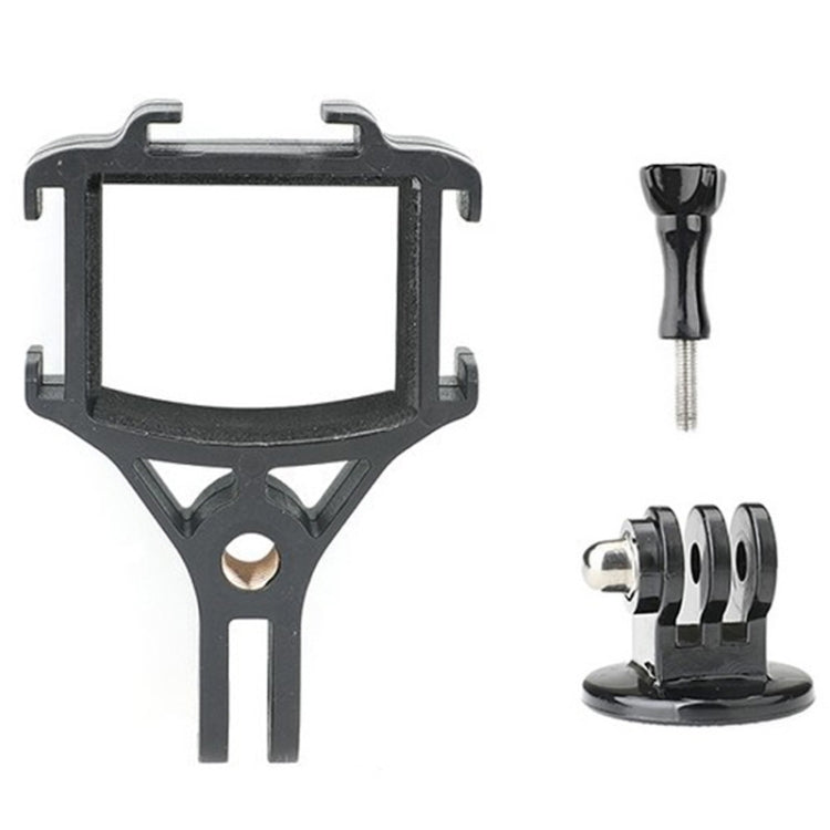 RCSTQ for DJI Pocket 2 Expansion Adapter Holder Camera Fixed Connection Accessories, Black, Bracket+Adapter