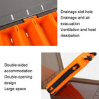 Double Side Luya Tool Box Translucent Bait Organizer, HB326 10 Grids, HB327 14 Grids