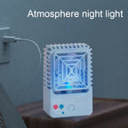 820 Mini Desktop USB Charging Fan Handheld Portable Dormitory Square Small Fan, 820 (Milk White), 820 (Coral Pink), 820 (Forest Green), 820 (Sky Blue)