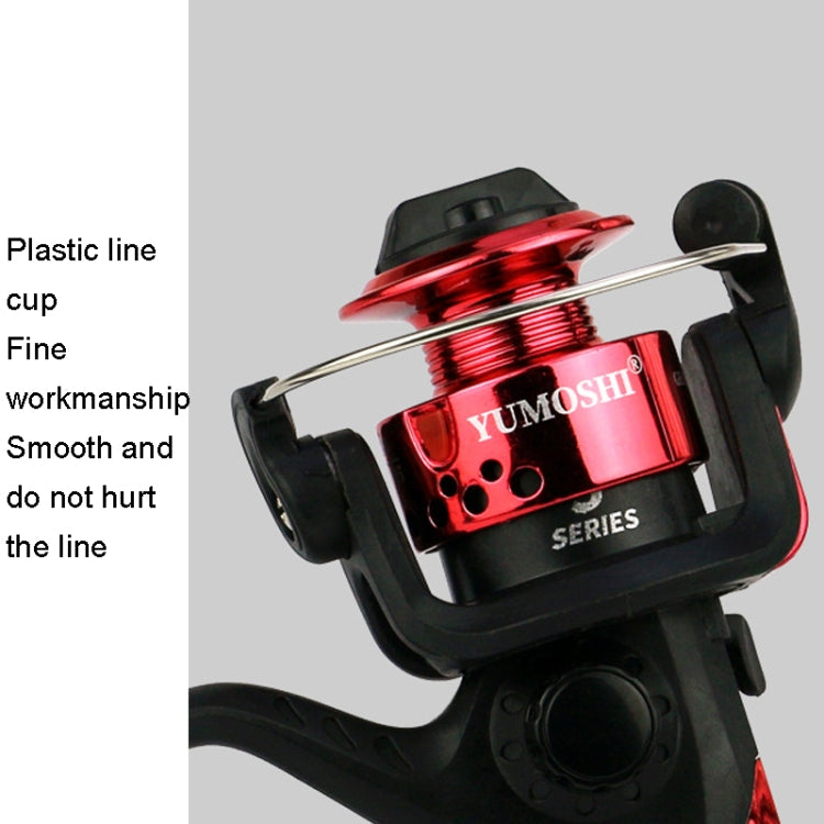 YUMOSHI JL200 Fishing Reel Without Line Plating Head Metal Movement Spinning Reel, Without Line (Electroplated Blue), Without Line (Electroplated Yellow), Without Line (Electroplated Silver), Without Line (Injection Black)                              ...