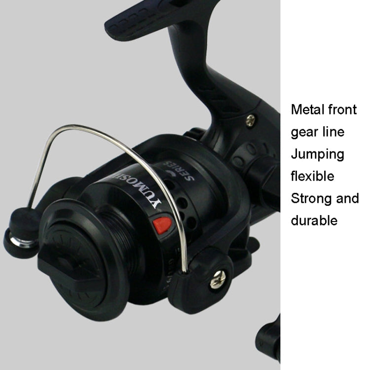 YUMOSHI JL200 Fishing Reel Without Line Plating Head Metal Movement Spinning Reel, Without Line (Electroplated Blue), Without Line (Electroplated Yellow), Without Line (Electroplated Silver), Without Line (Injection Black)                              ...