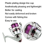 YUMOSHI YK Series Plastic Plating Fishing Line Reel, YK2000, YK3000, YK4000, YK5000, YK6000, YK7000