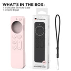 For Apple TV Siri Remote 2/3 AhaStyle PT165 Remote Controller Silicone Protective Case, PT165 (Pink), PT165 (Black), PT165 (Blue)