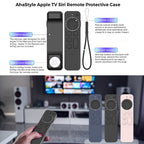 For Apple TV Siri Remote 2/3 AhaStyle PT165 Remote Controller Silicone Protective Case, PT165 (Pink), PT165 (Black), PT165 (Blue)
