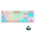 Ajazz K870T Pro 87 Keys Three Mode Wireless/Bluetooth/Wired Pluggable RGB Mechanical Keyboard, Pro Green Shaft (White), Pro Red Shaft (White), Pro Tea Shaft (White), Pro Green Shaft (Black), Pro Red Shaft (Black), Pro Tea Shaft (Black)