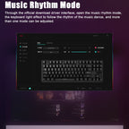 Ajazz K870T Pro 87 Keys Three Mode Wireless/Bluetooth/Wired Pluggable RGB Mechanical Keyboard, Pro Green Shaft (White), Pro Red Shaft (White), Pro Tea Shaft (White), Pro Green Shaft (Black), Pro Red Shaft (Black), Pro Tea Shaft (Black)
