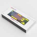 Ajazz K870T Pro 87 Keys Three Mode Wireless/Bluetooth/Wired Pluggable RGB Mechanical Keyboard, Pro Green Shaft (White), Pro Red Shaft (White), Pro Tea Shaft (White), Pro Green Shaft (Black), Pro Red Shaft (Black), Pro Tea Shaft (Black)