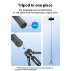 TELESIN 3M Carbon Fiber Selfie Stick Monopod  With 1/4 Screw For DJI, Insta360, GoPro and Other Action Cameras, 3m