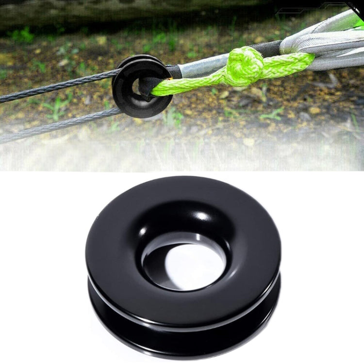 Aluminum Snatch Recovery Ring For 3/8, Black, Red, Blue