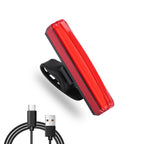 Bicycle Tail Light USB Rechargeable Waterproof Night Riding Warning Light