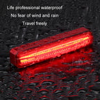 Bicycle Tail Light USB Rechargeable Waterproof Night Riding Warning Light