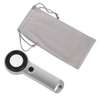30X Handheld Rechargeable Jewelry Appraisal Magnifier LED Currency Detector Light