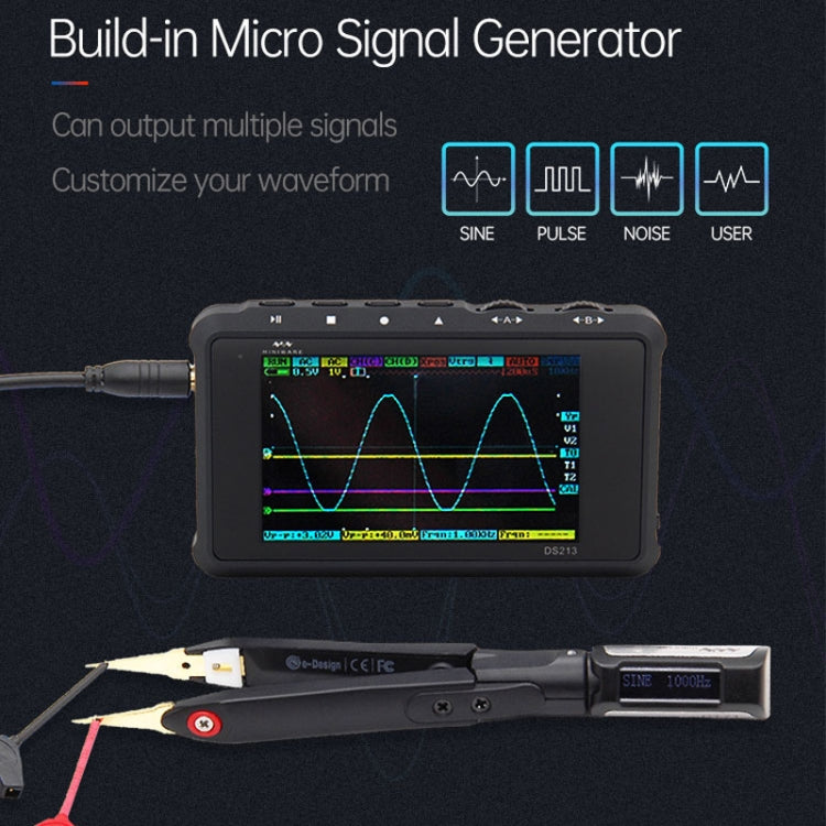 MINIWARE DT71 Measuring Digital Tweezers Signal Generator Multimeter, DT71