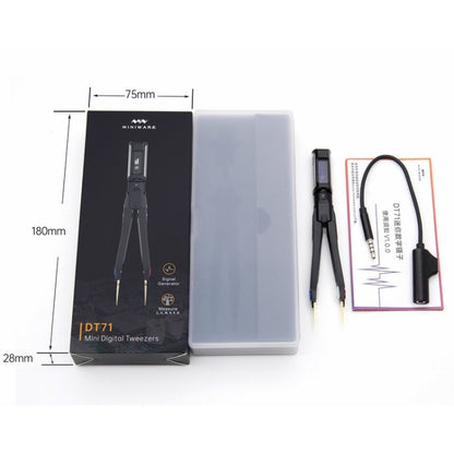 MINIWARE DT71 Measuring Digital Tweezers Signal Generator Multimeter, DT71
