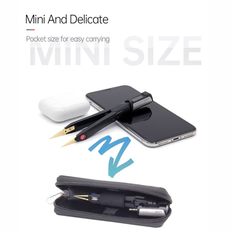 MINIWARE DT71 Measuring Digital Tweezers Signal Generator Multimeter, DT71
