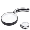 Rubber Handle Folding Rotating Hand Magnifying Glass, 75mm, 90mm, 100mm