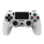 For PS4 Wireless Bluetooth Game Controller With Light Strip Dual Vibration Game Handle, White, Black, Red, Blue, Green, Rose Red, Letter, Line, Fire Ghost, Cartoon, Hulk, Skeleton, Gear, Lightning, Flame, Cloud, Burst, Wood Grain, Star Red             ...