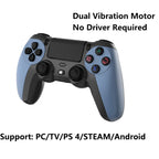 KM048 For PS4 Bluetooth Wireless Gamepad Controller 4.0 With Light Bar, KM048 (Vitality Orange), KM048 (Rose Pink), KM048 (Lemon Yellow), KM048 (Mountain Blue), KM048 (Battle Gray), KM048 (Elegant Silver), KM048 (Elegant White), KM048 (Mint Green)     ...