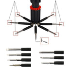 Multifunctional Car Safety Hammer with Screwdriver Flashlight, 8 in 1 with Safety Hammer