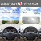 360 Degree Adjustable Car Driver Sun Visor, Ordinary Board, Polarizing Plate