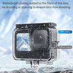 For GoPro Hero11 Black / HERO10 Black / HERO9 Black TELESIN Waterproof Case Full Scene Anti-Fog Underwater Diving Housing, For GoPro Hero11 Black / HERO10 Black / HERO9 Black