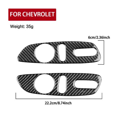 For Chevrolet Malibu 2016-2024 2pcs /Set Left-hand Drive Seat Adjustment Button Sticker