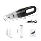 SUITU ST-6612C 5000pa 120W Wireless Car Vacuum Cleaner Handheld High Power Dust Suction Machine, Wireless