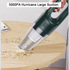SUITU ST-6612C 5000pa 120W Wireless Car Vacuum Cleaner Handheld High Power Dust Suction Machine, Wireless