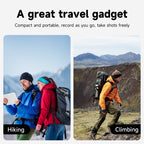 TELESIN 360 Degree Rotation Magnetic Backpack Clip Clamp Mount For Action Camera, TELESIN