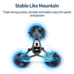 TELESIN Suction Cup Action Camera Tripod Mount for Car Holder Stand Bracket, TELESIN Triangle