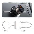 Yesido Y52 48W Dual-channel Fast Charging Zinc Alloy QC3.0 Car Charger, Y52 48W